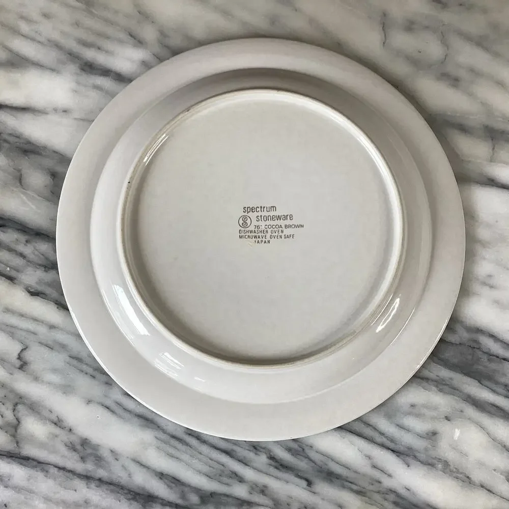 Vintage Spectrum Stoneware Chop Plate